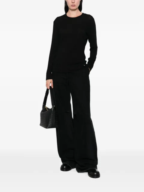 Herno crew-neck long-sleeve sweater