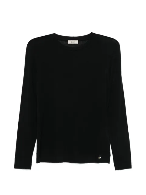 Herno jersey con cuello redondo