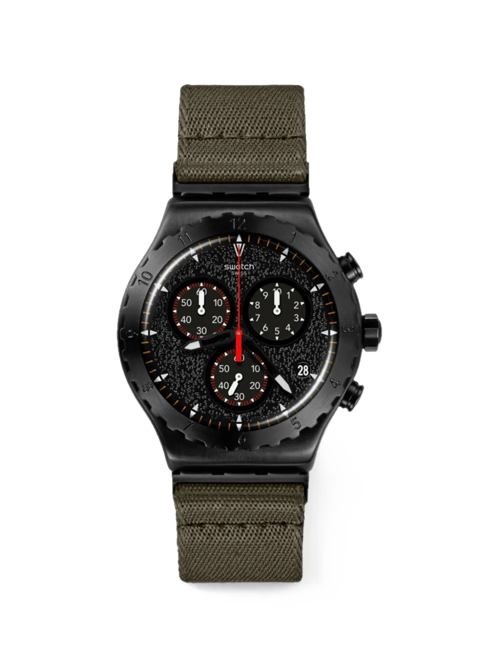 Swatch By the Bonfire 43mm watch - Nero