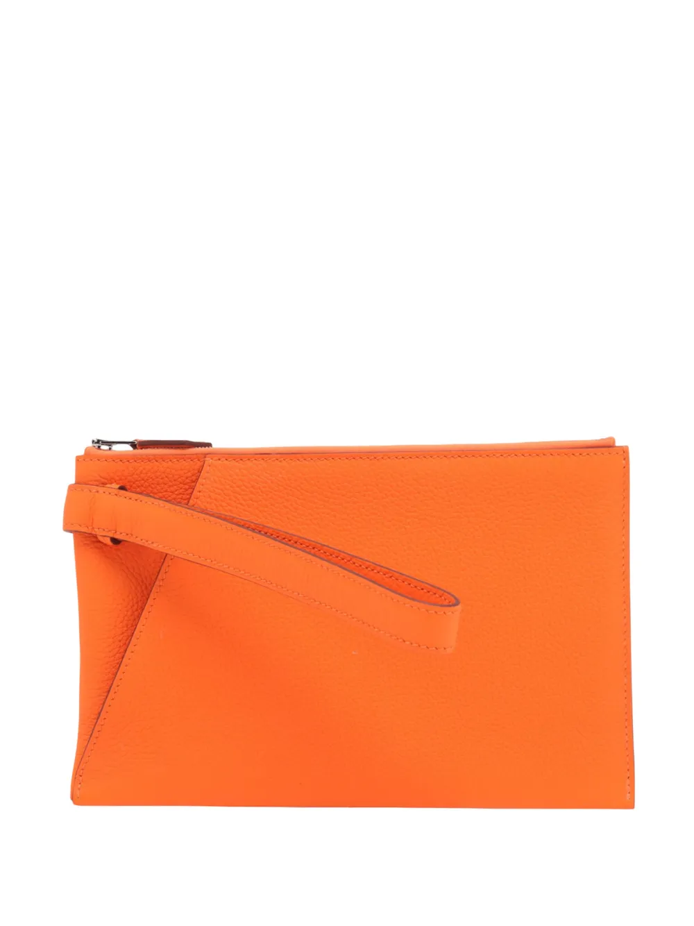Hermès Pre-Owned 2023 Togo Cabas Vertige 24 clutch bag - Orange