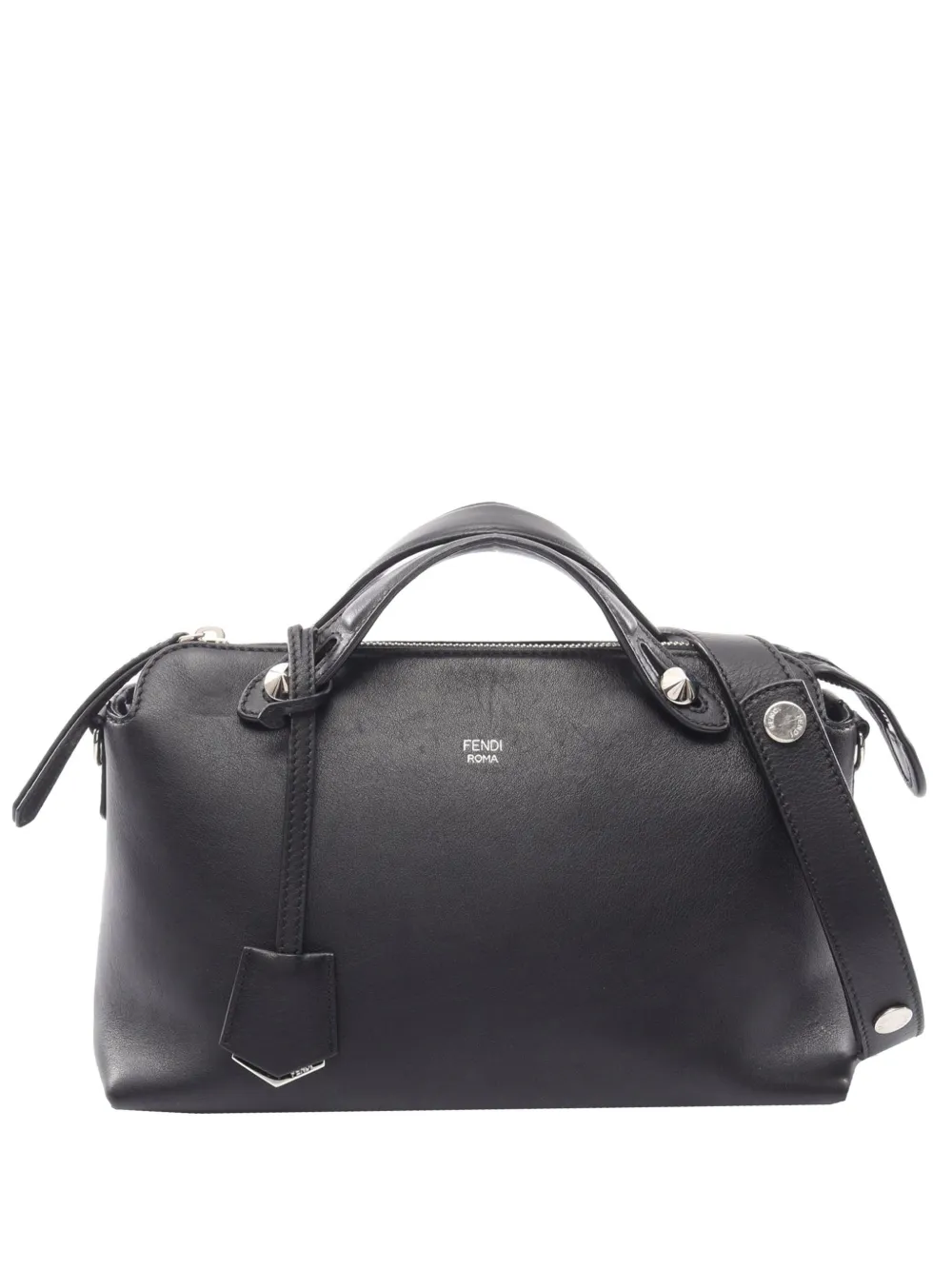 Fendi Pre-Owned 2010-2026 Medium Leather By The Way satchel - Schwarz