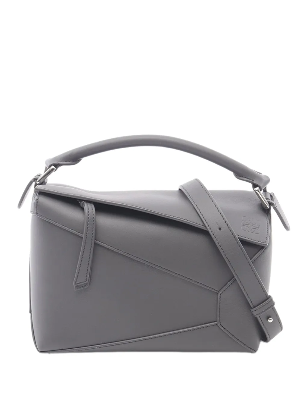 Loewe Pre-Owned 2010-2026 Small Calfskin Puzzle satchel - Grau