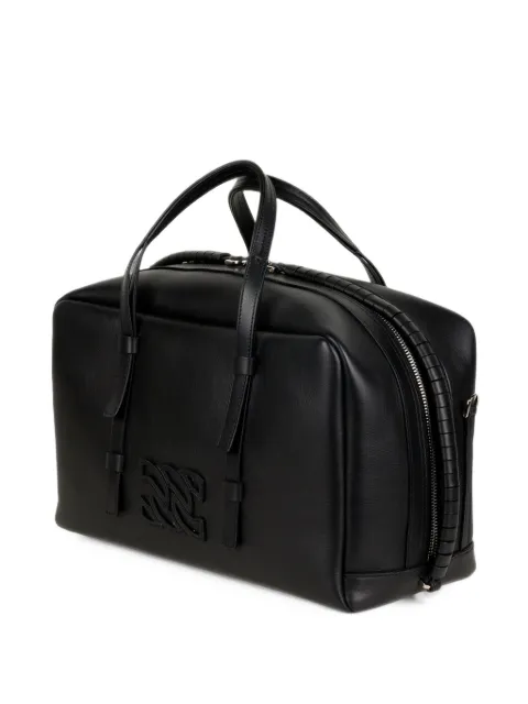 Casadei C-Chain logo-patch tote bag