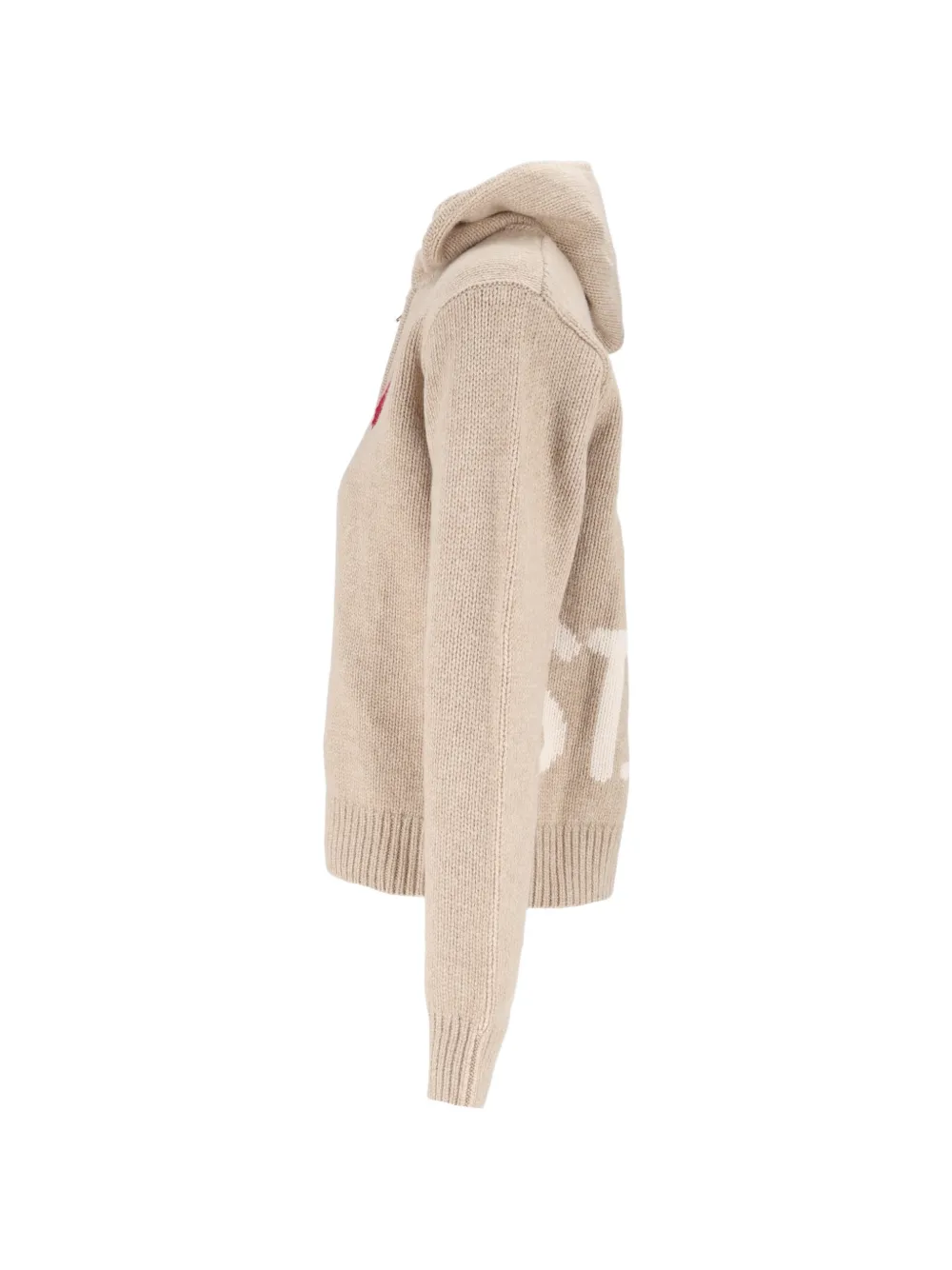 MC2 Saint Barth Kyla hoodie met rits Beige