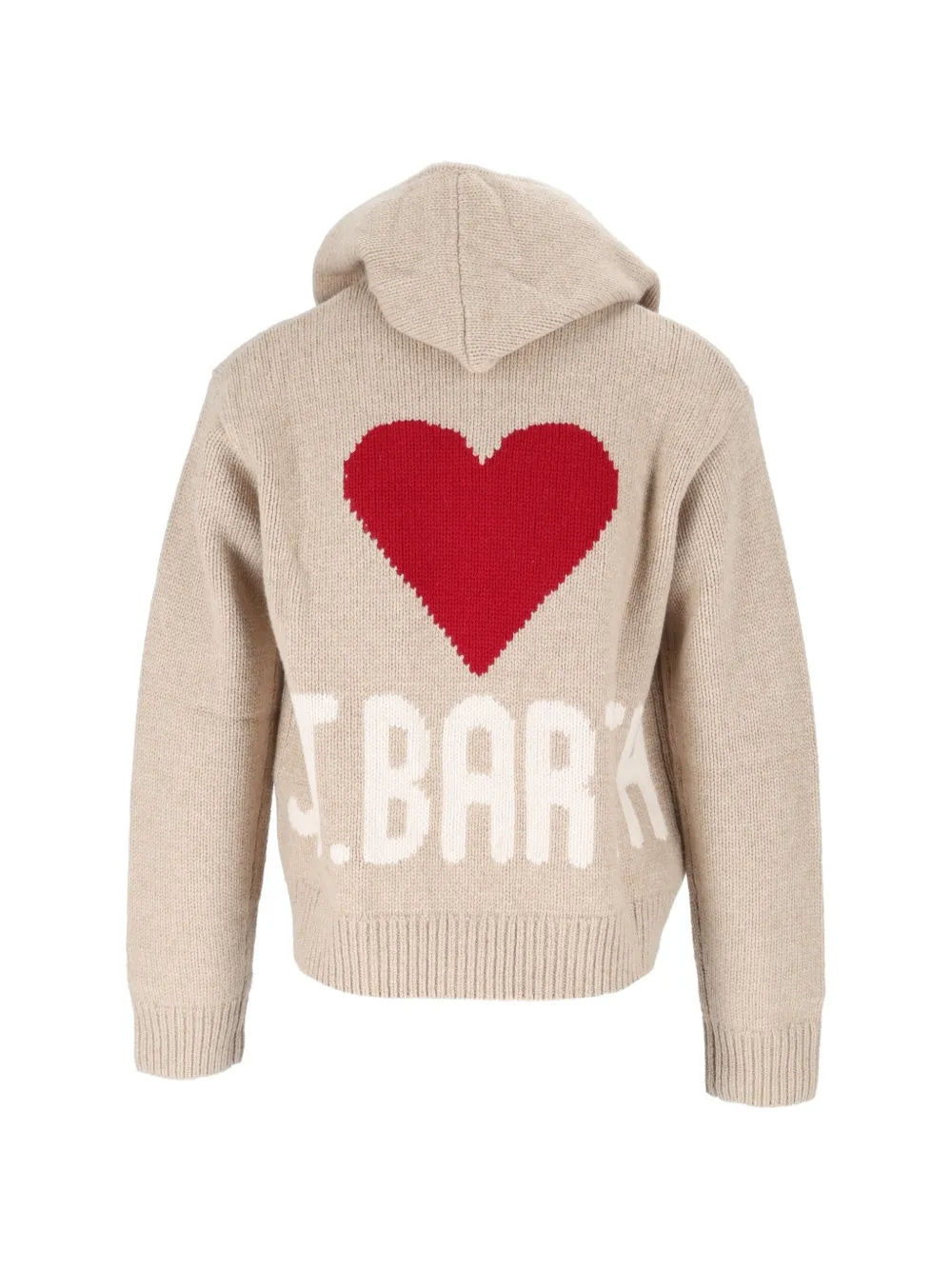 MC2 Saint Barth Kyla hoodie met rits Beige