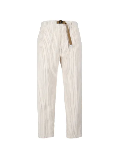 White Sand wide-stripe corduroy trousers