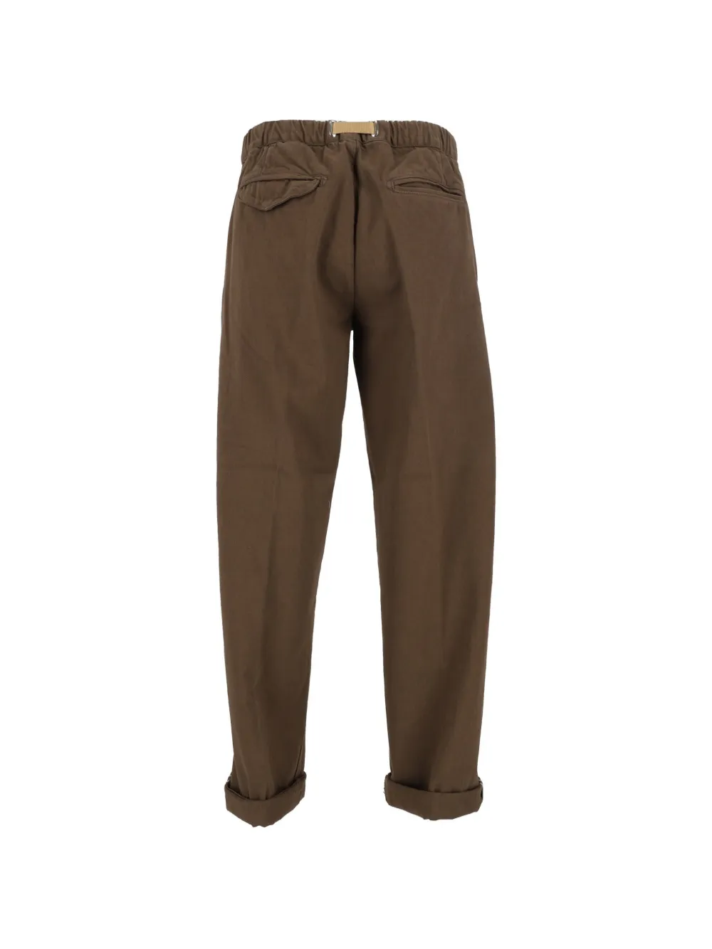 White Sand Selvedge broek met ceintuur Bruin