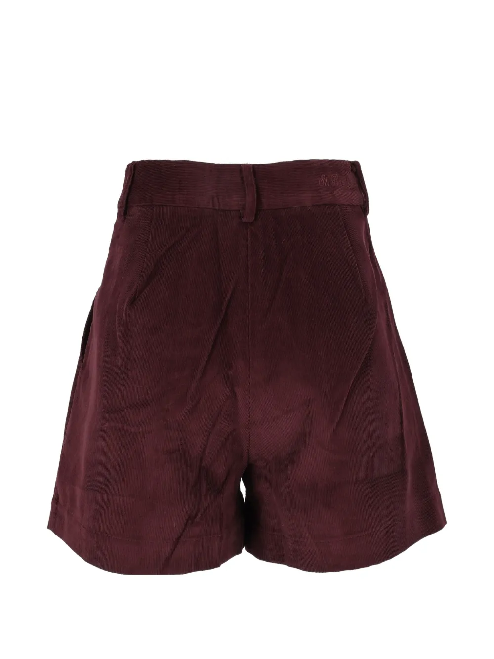 MC2 Saint Barth Aya ribfluwelen shorts Rood
