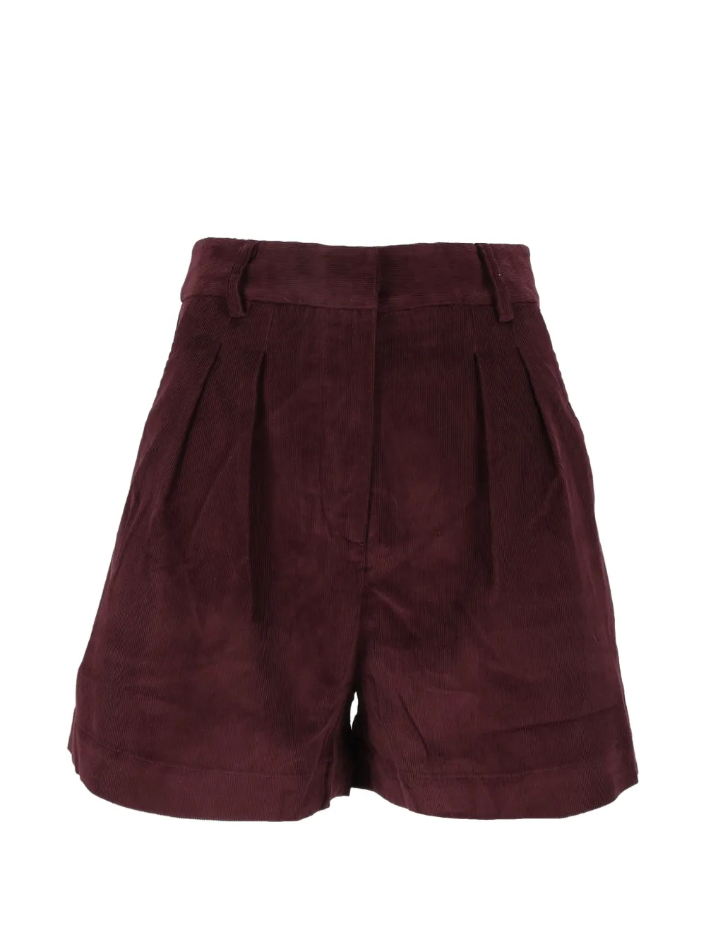 MC2 Saint Barth Aya ribfluwelen shorts Rood