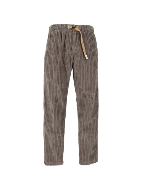White Sand striped corduroy trousers