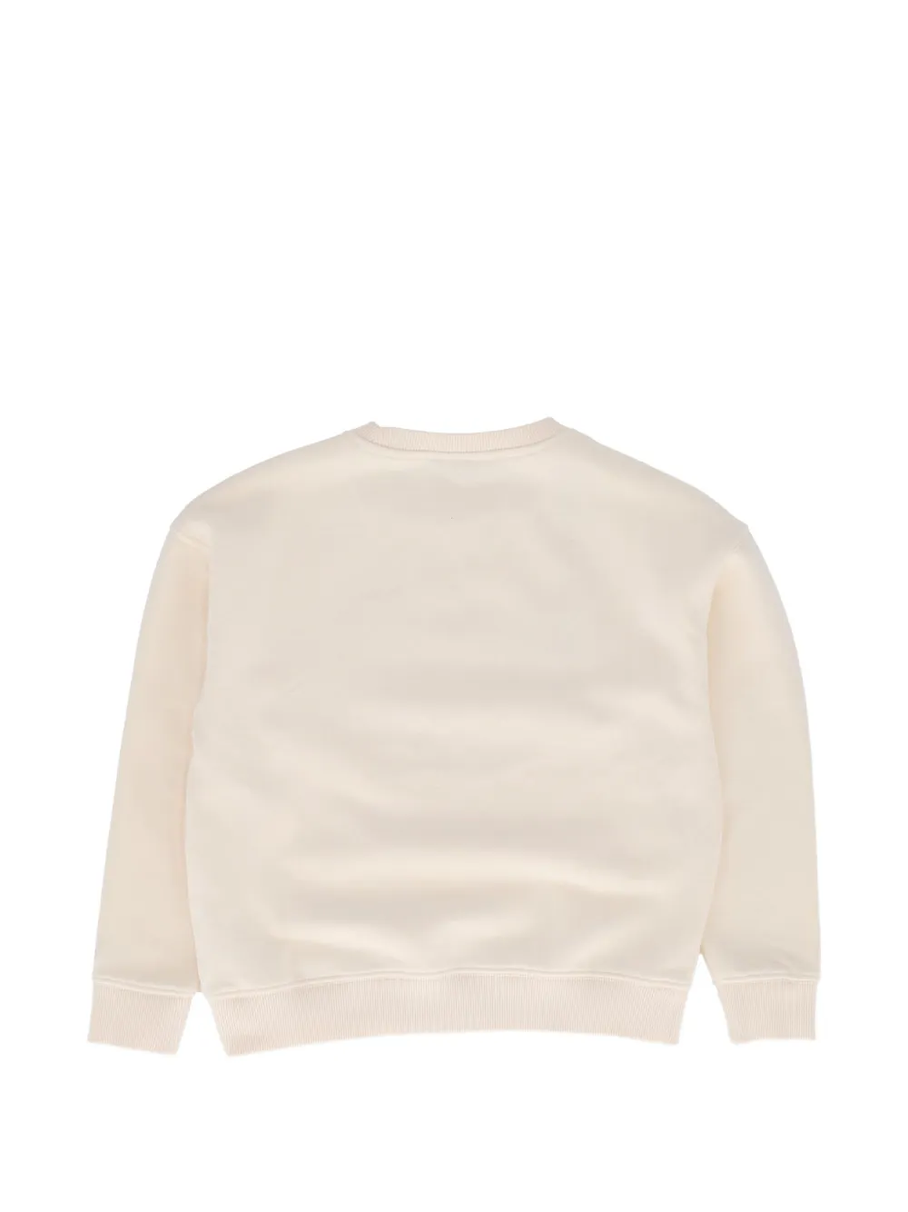 MC2 Saint Barth Kids Briony embroidered-graphic sweatshirt Beige