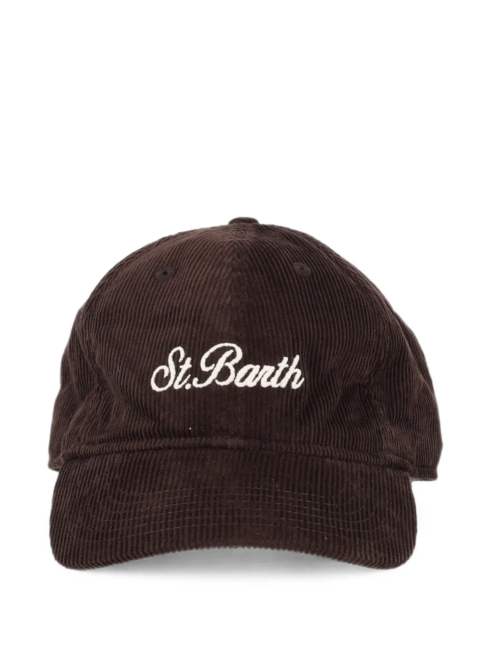 MC2 Saint Barth logo-embroidered corduroy baseball cap