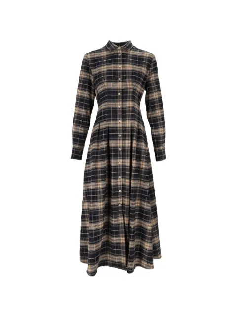 MC2 Saint Barth Alys flannel maxi dress