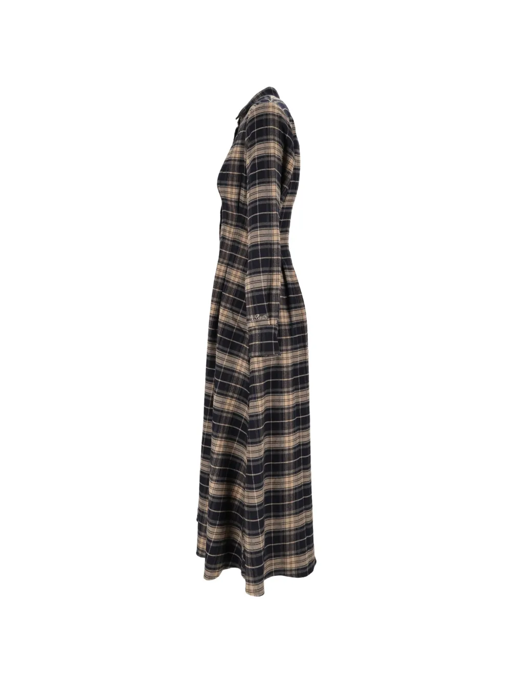 MC2 Saint Barth Alys flanellen maxi-jurk Zwart