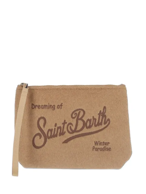 MC2 Saint Barth Aline embroidered felt clutch bag