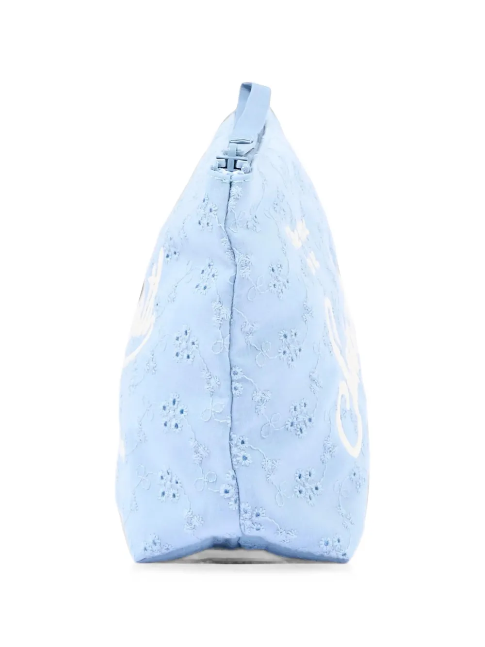 MC2 Saint Barth Kids Aline kanten clutch met geborduurde bloemen Blauw