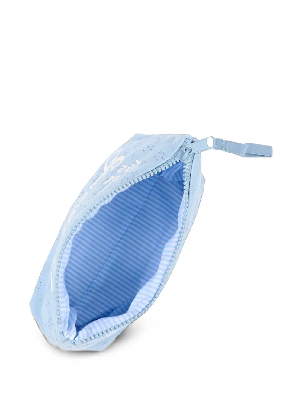 MC2 Saint Barth Kids Aline kanten clutch met geborduurde bloemen Blauw