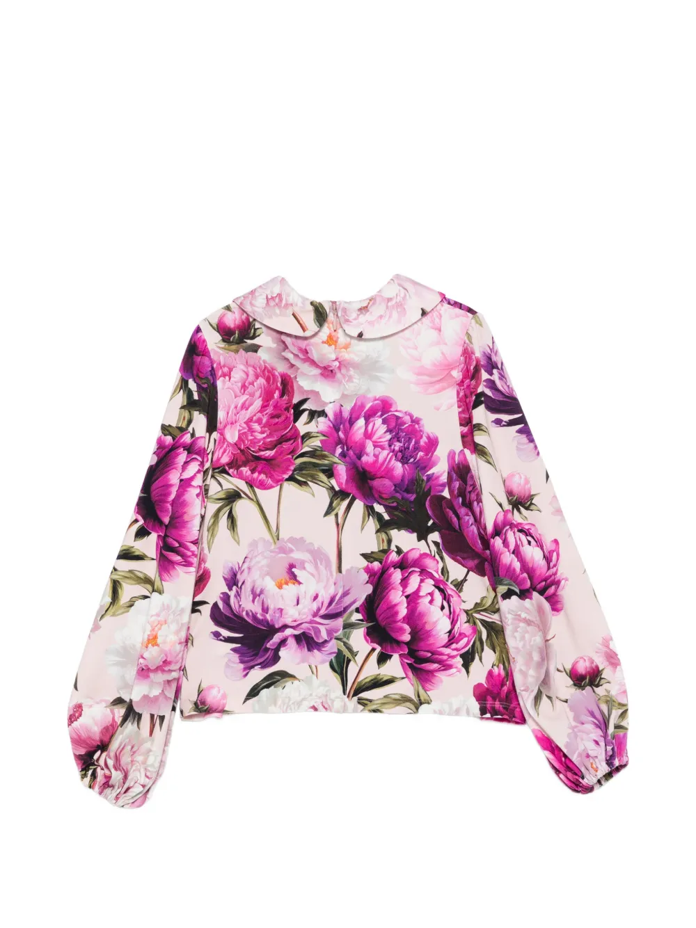 Dolce & Gabbana Kids Shirt met bloemenprint Roze