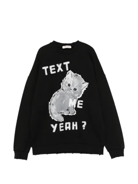 Joshua Sanders Magda Text Me sweatshirt