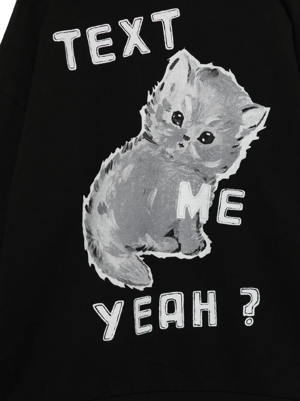Joshua Sanders Magda Text Me sweater Zwart