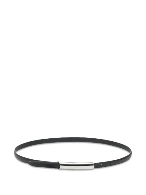 Anderson's cylindrical-buckle leather belt