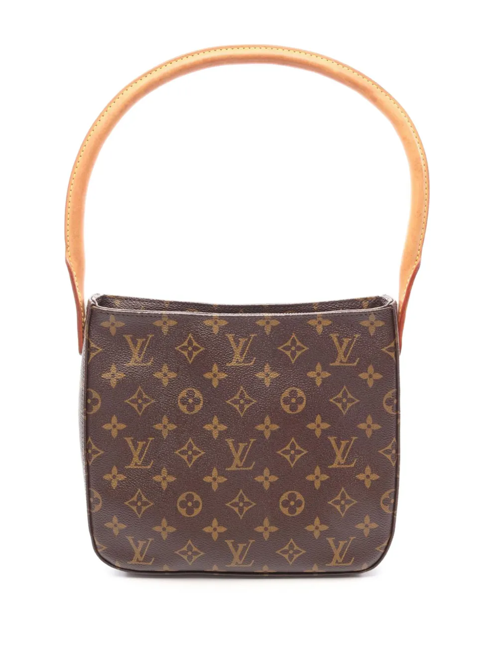 Louis Vuitton Pre-Owned Borsa a spalla Looping MM con monogramma 2004 - Marrone