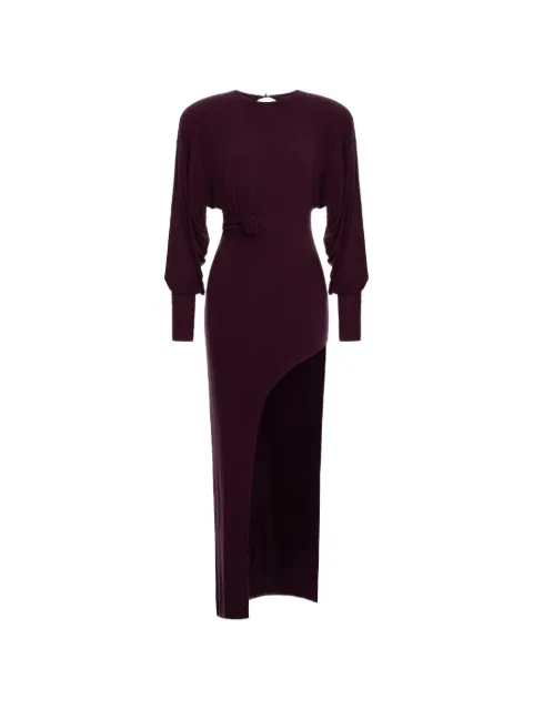 MANURÍ robe longue Gina à détail de rose