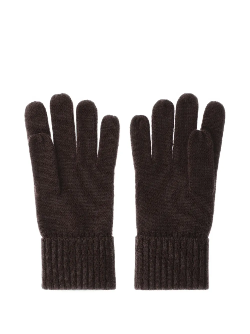Herno Handschoenen in tricotsteek Bruin