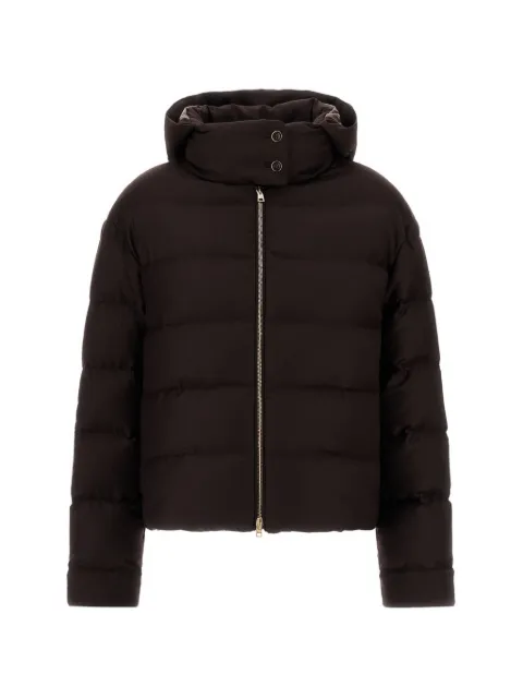 Herno quilted hooded jacket