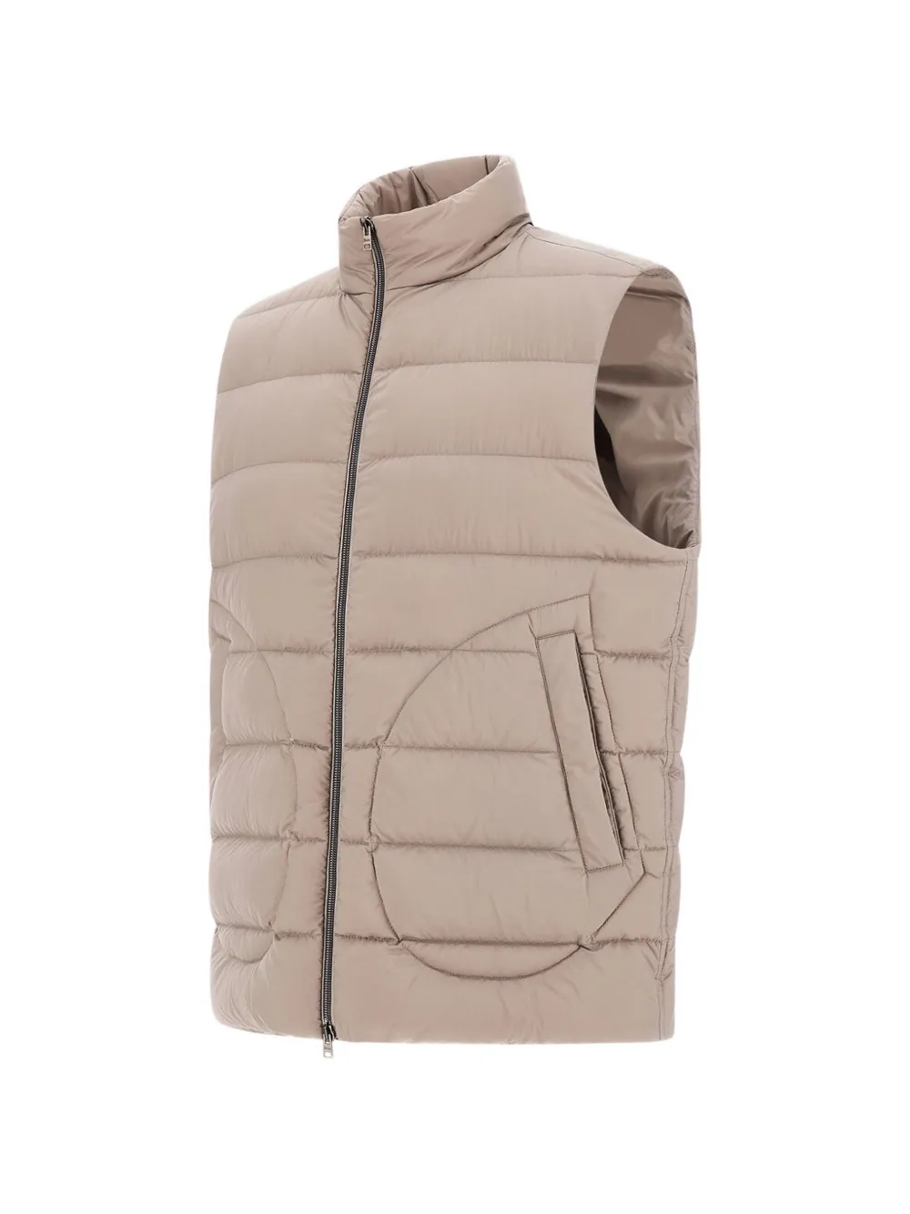 Herno Lo Smanicato gewatteerde bodywarmer Beige