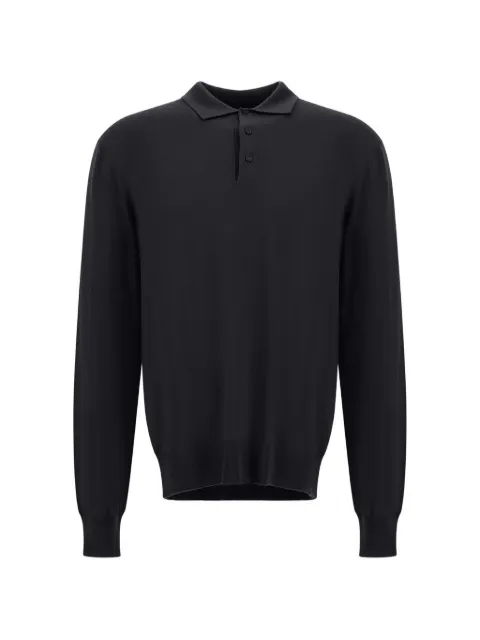 Herno wool polo shirt