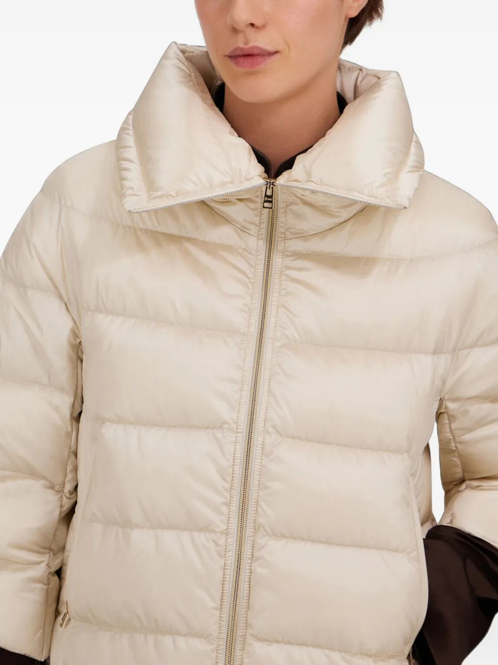 Herno Cleofe gewatteerde jas Beige