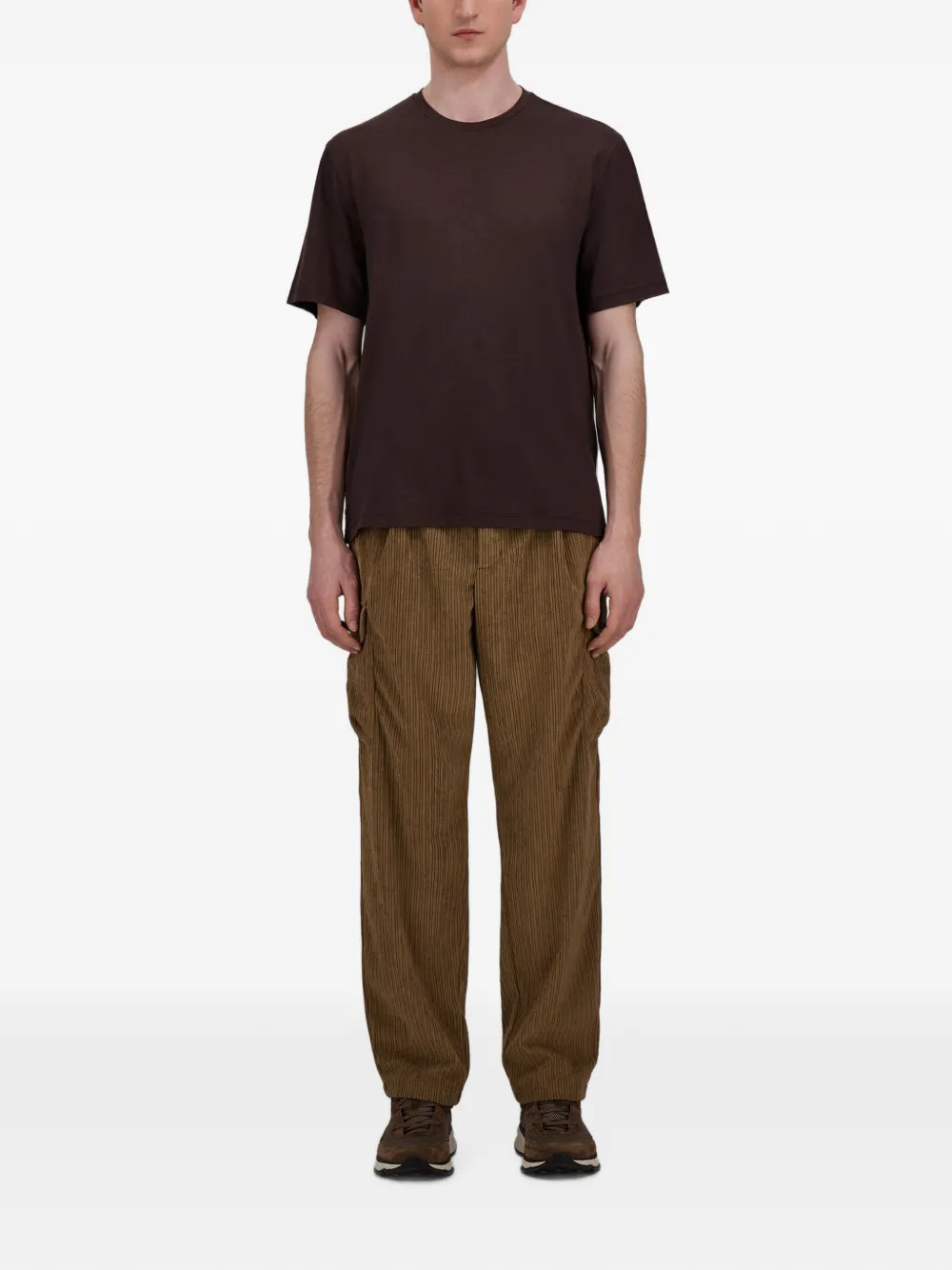 Herno Jersey T-shirt Bruin