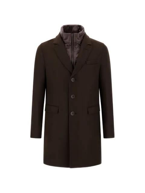 Herno Nylon Ultralight single-breasted coat