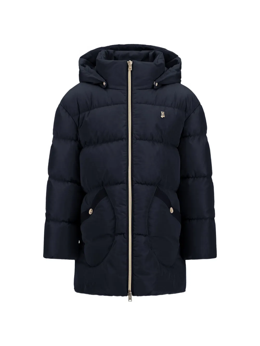 Herno Kids Giacca trapuntata con cappuccio - Blu