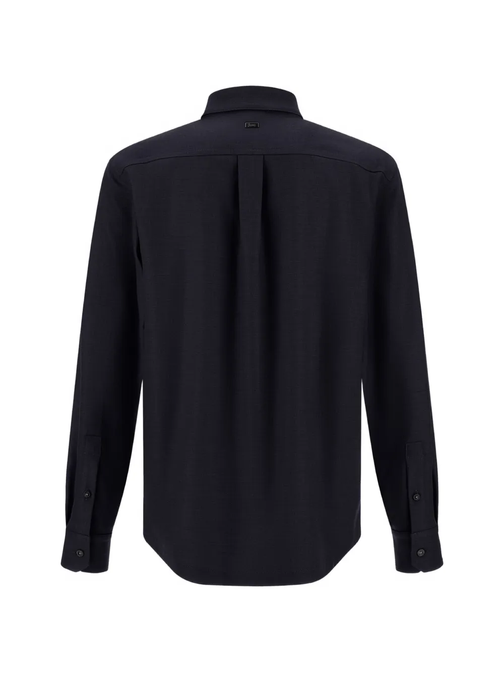 Herno Gabardine overhemd met lange mouwen Blauw