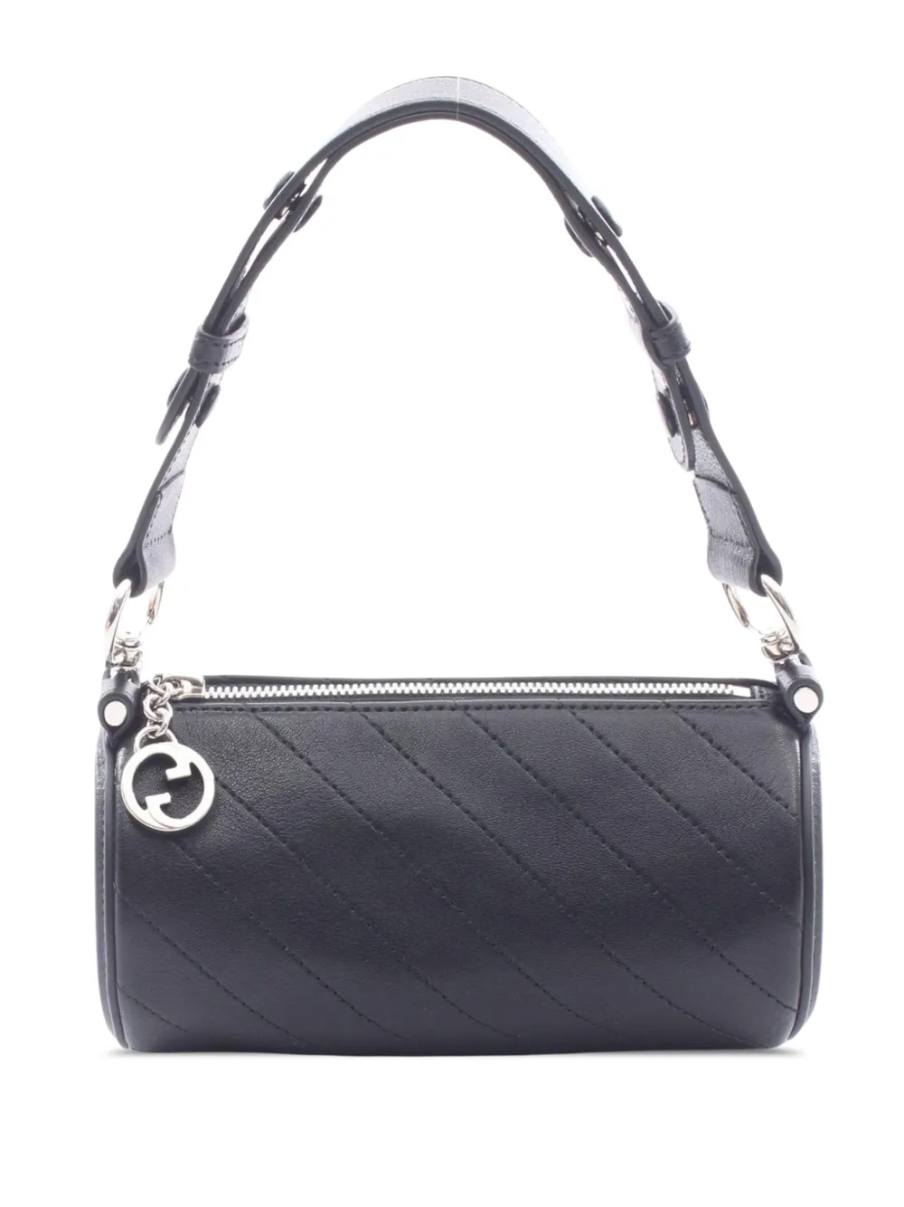 Gucci Pre-Owned 2016-2026 Mini Leather Blondie Barrel shoulder bag - Nero