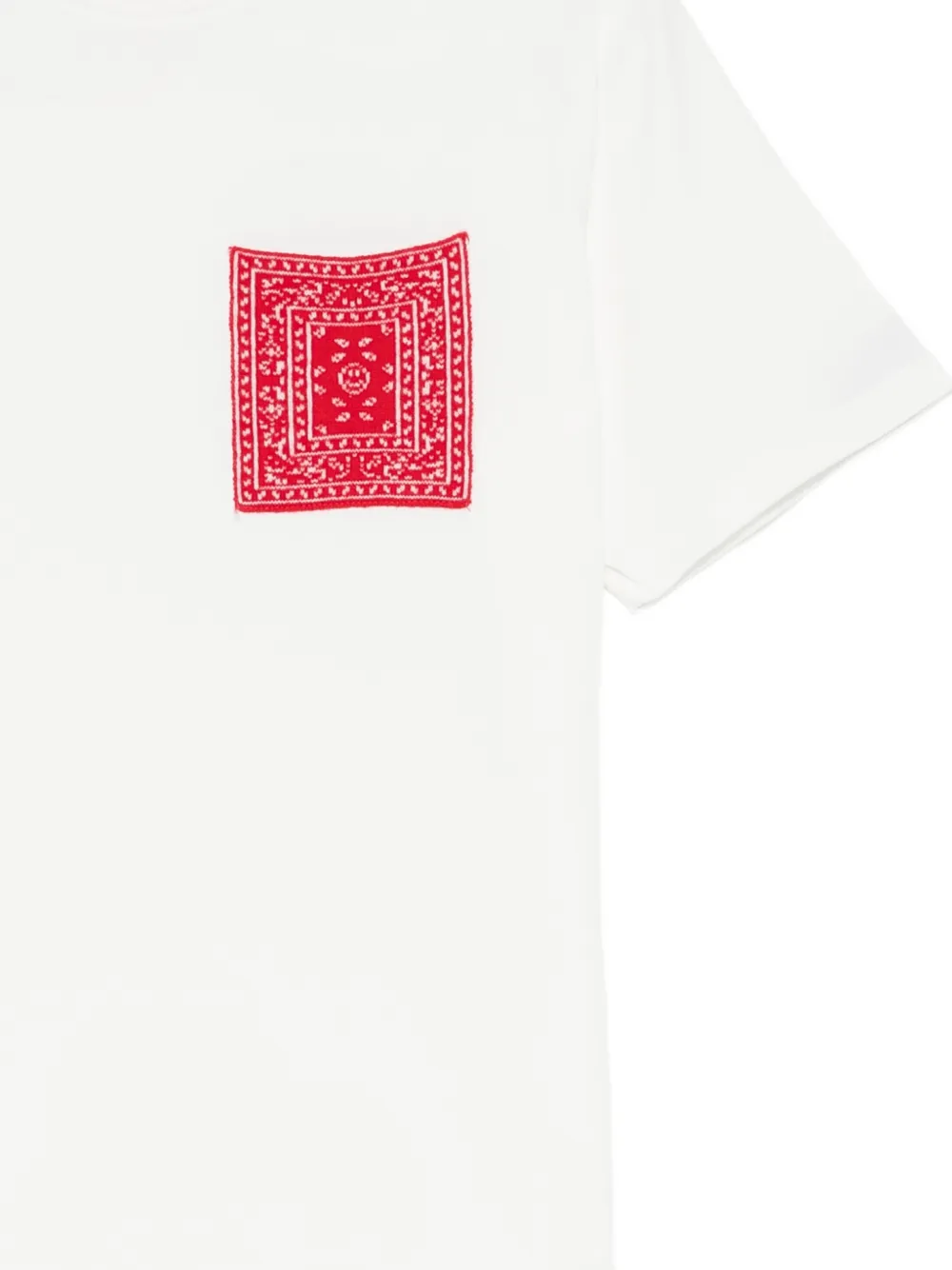 Joshua Sanders Bandana T-shirt Wit