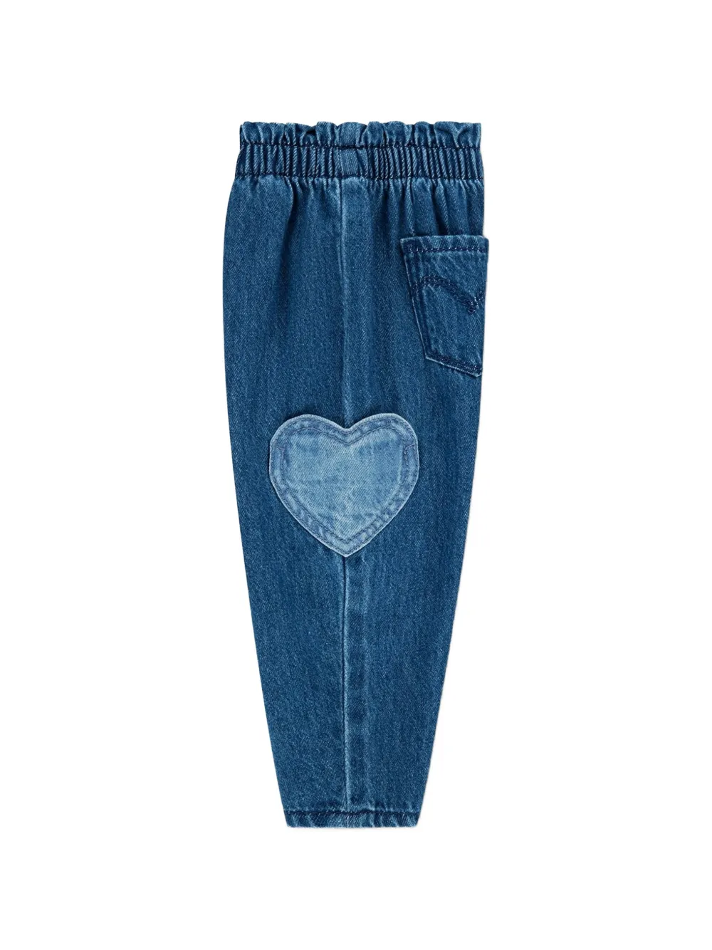 Levi's Kids Pull-on jeans met hart-patch Blauw