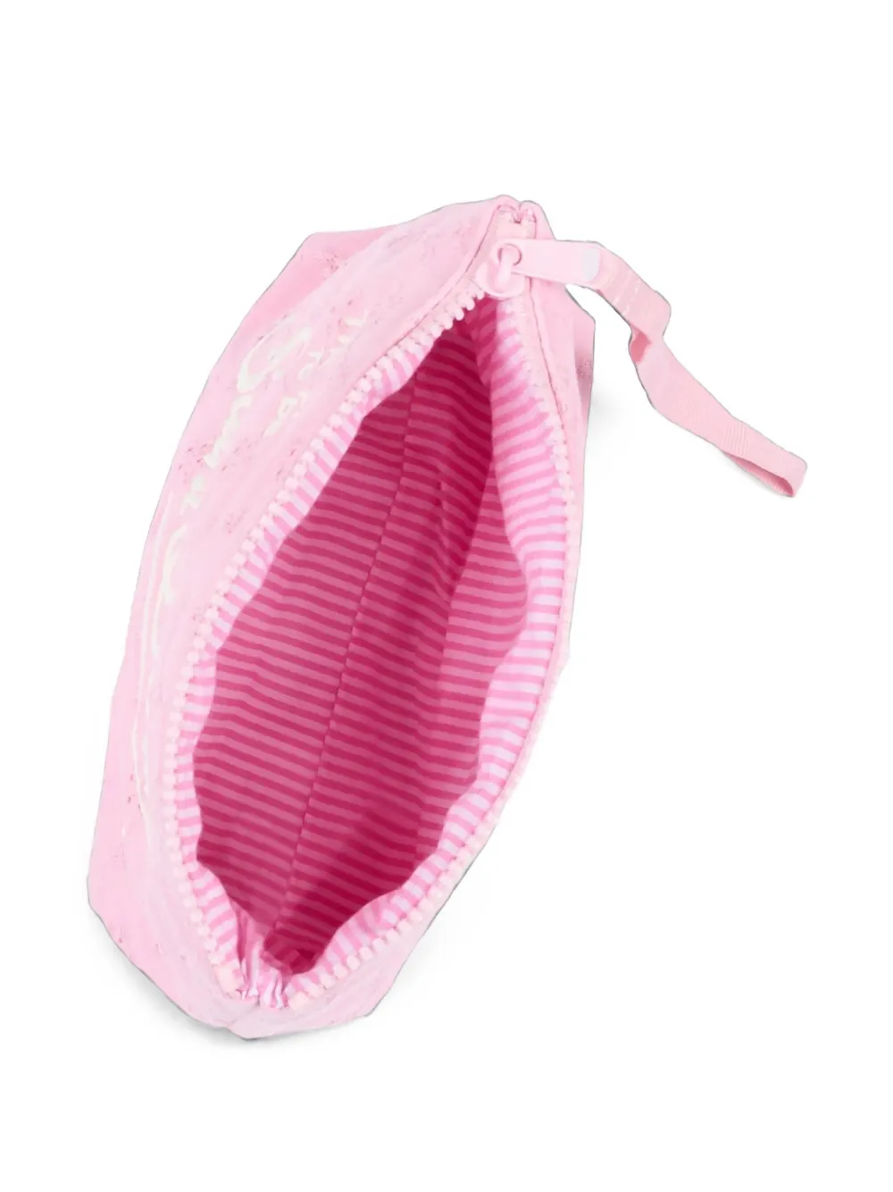 MC2 Saint Barth Clutch met bloemenkant Roze