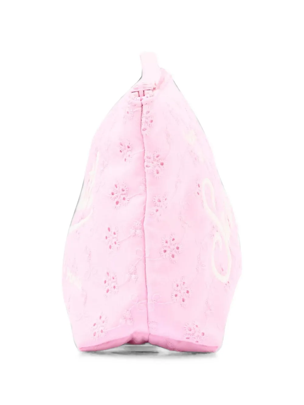 MC2 Saint Barth Clutch met bloemenkant Roze