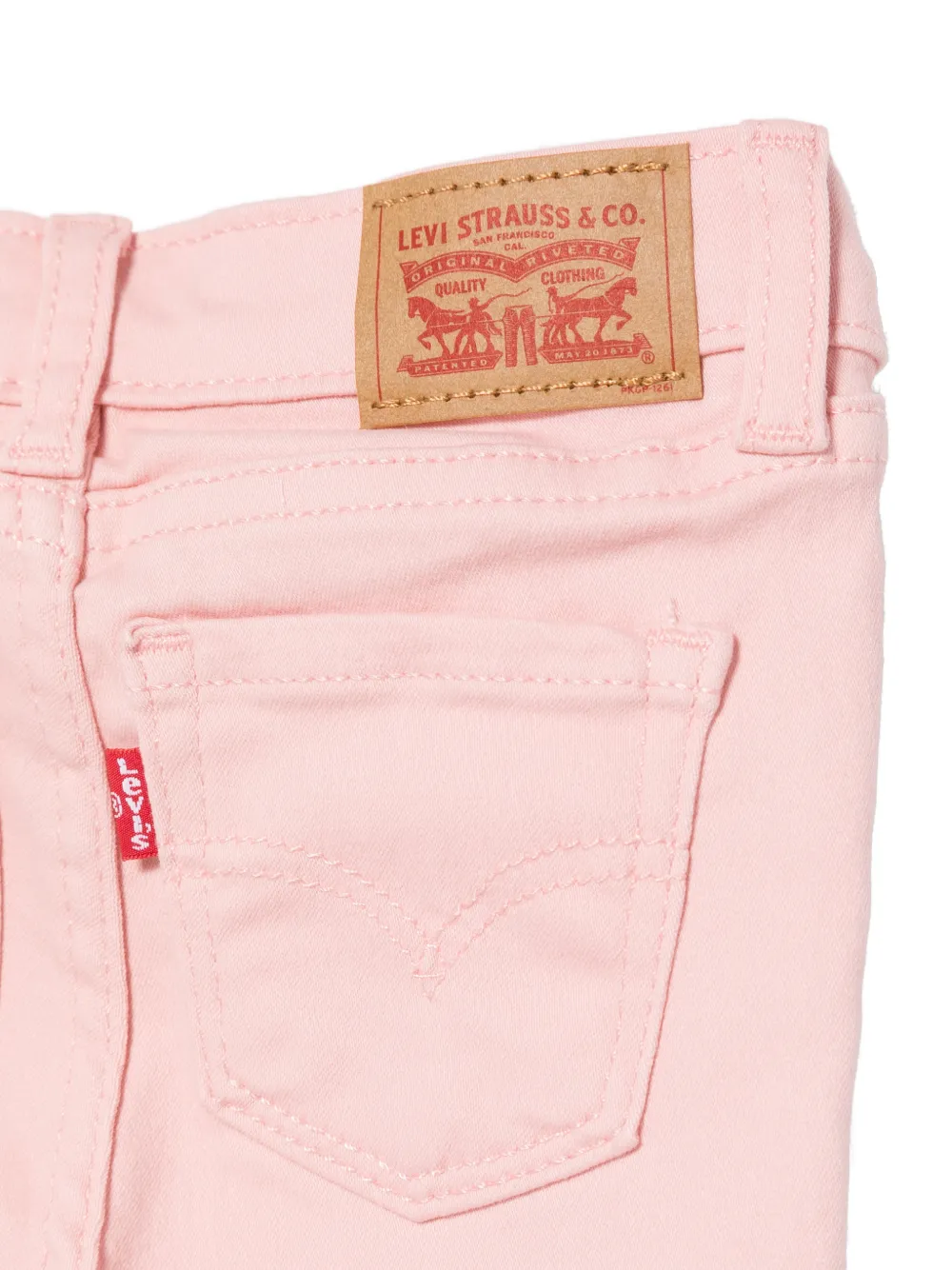 Levi's Kids Flared jeans met vijf zakken Roze