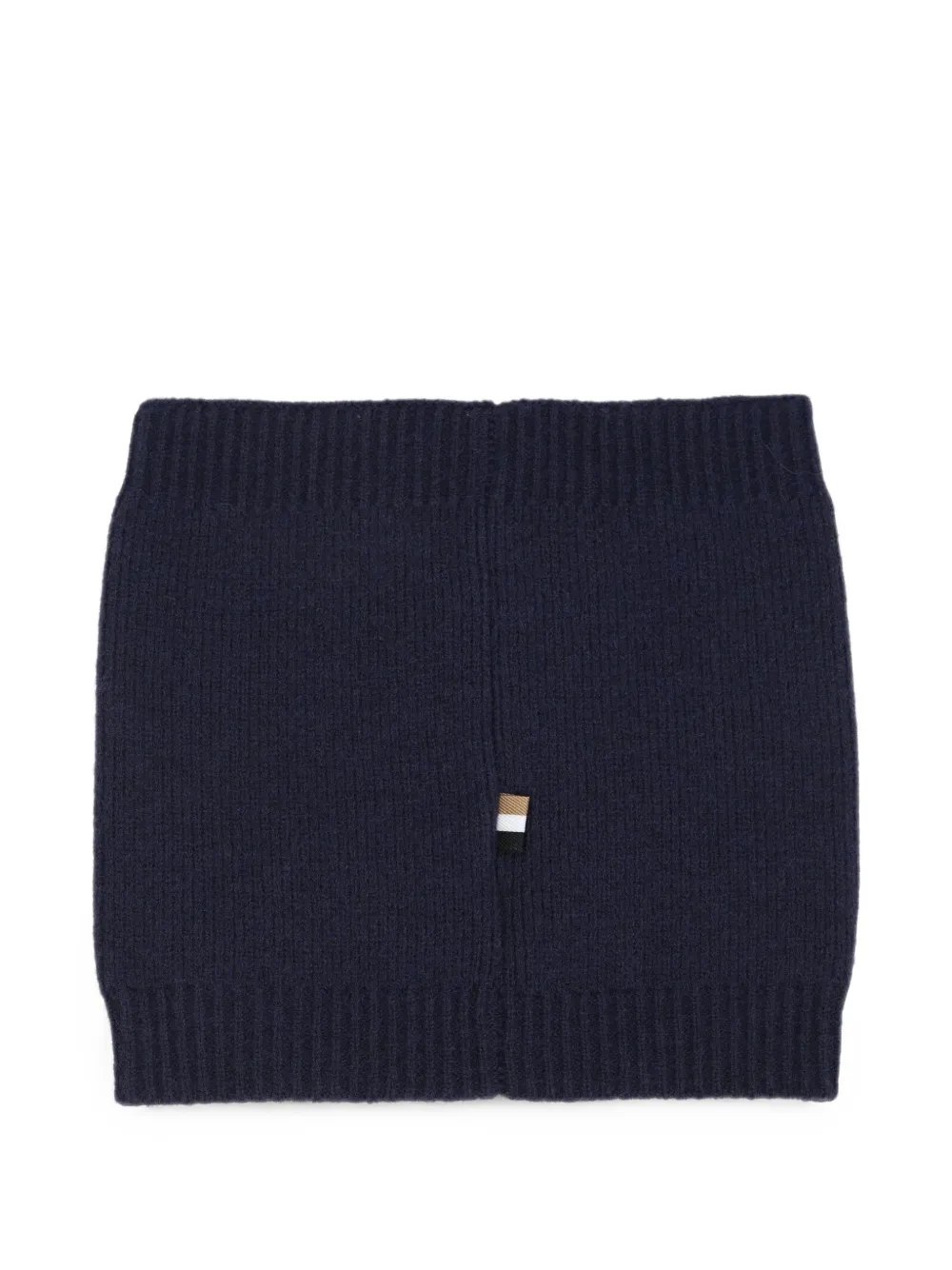 BOSS Kidswear Sciarpa con logo - Blu