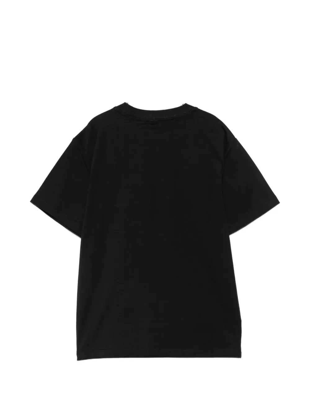 Stella McCartney Kids T-shirt met sterapplicatie en stras Zwart