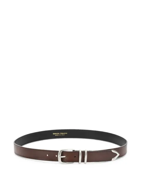 Officine Creative buckle-fastening leather belt