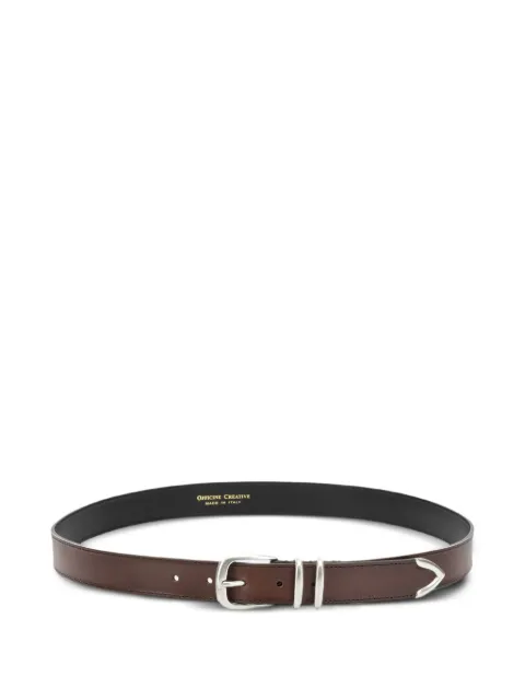 Officine Creative buckle-fastening leather belt