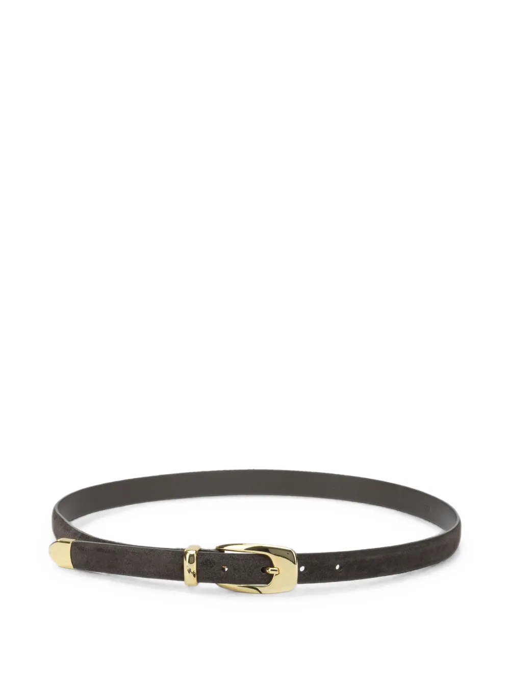 Anderson's suede buckle belt - Marrone