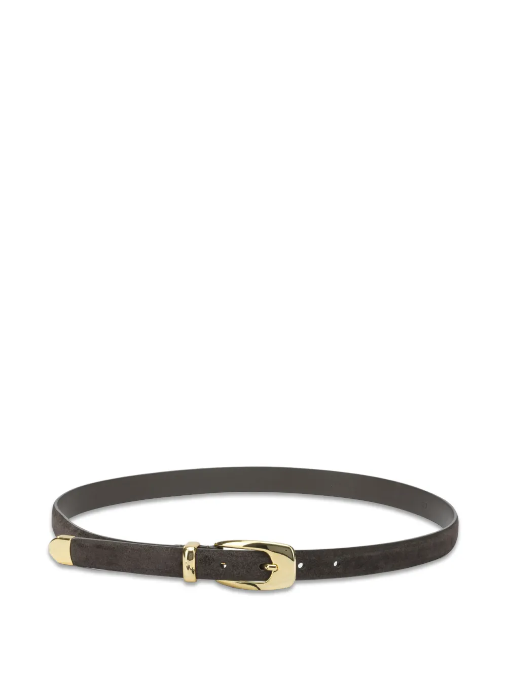 Anderson's suede buckle belt - Marrone