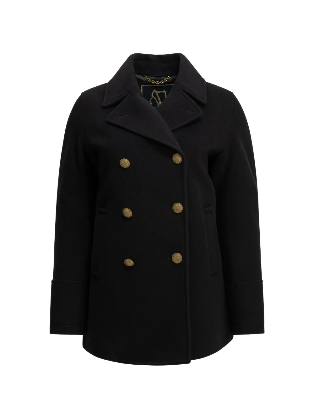 Sealup double-breasted coat