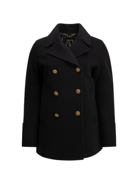 Sealup double-breasted coat